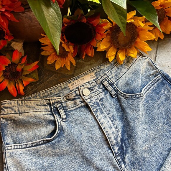 ASOS Acid-Wash Stretch Denim Jeans (Like New) - Picture 2 of 12
